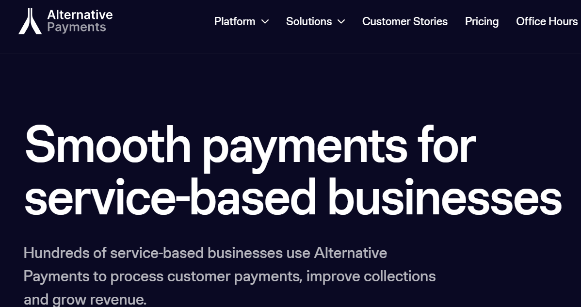 Alternative Payments