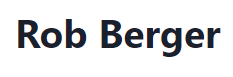 Rob Berger