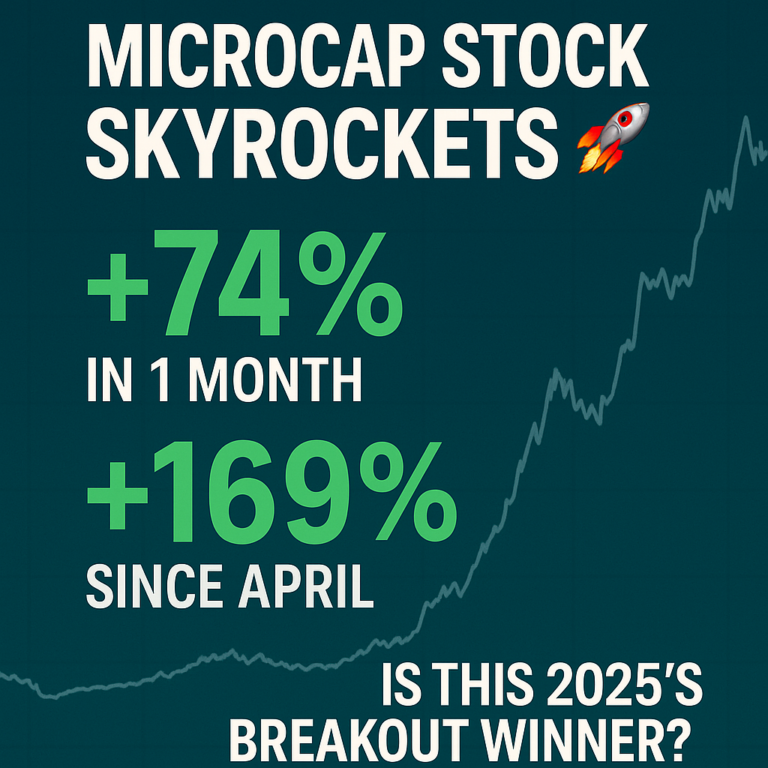 Microcap stock soars