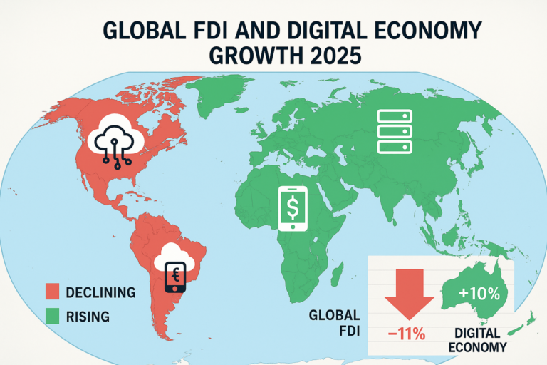 Global FDI and digital economy growth 2025