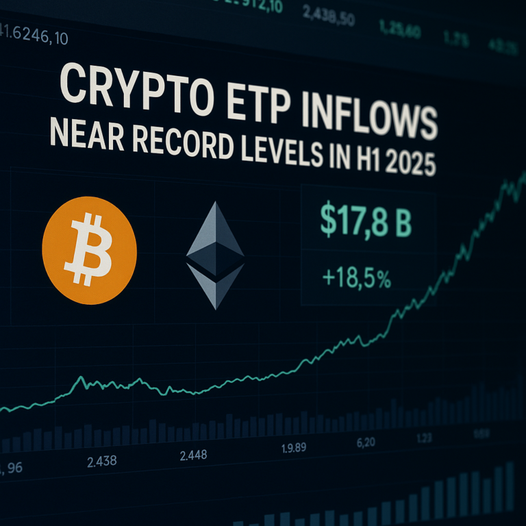Crypto ETP inflows 2025