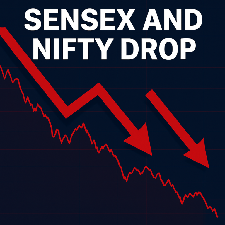 Sensex and nifty drop
