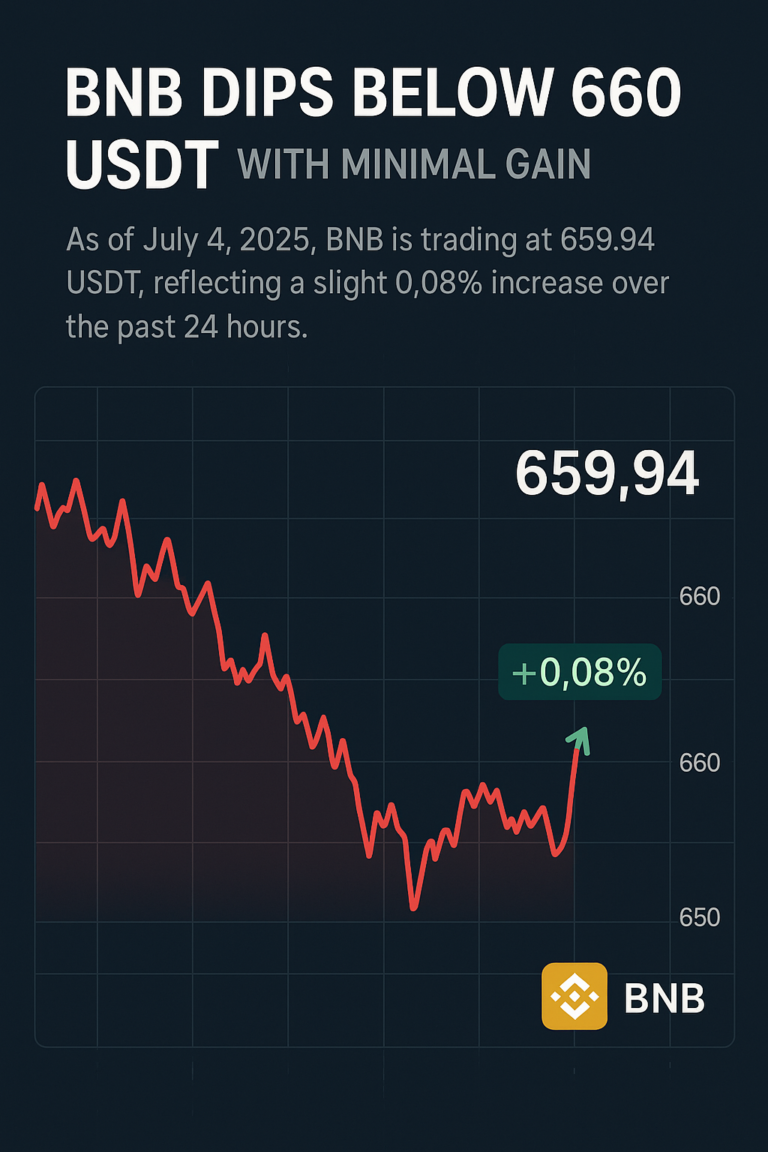 BNB below 660 USDT