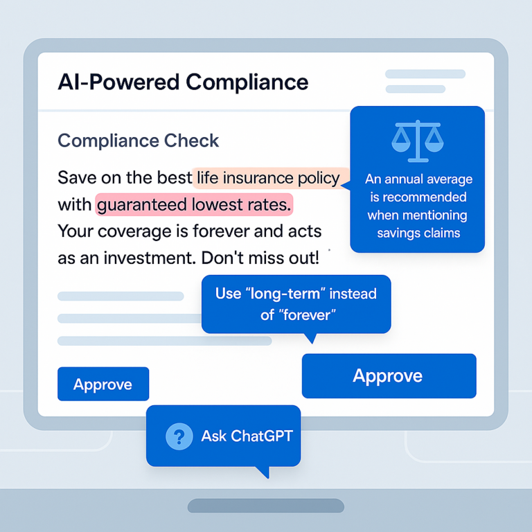 InsurTech ad compliance