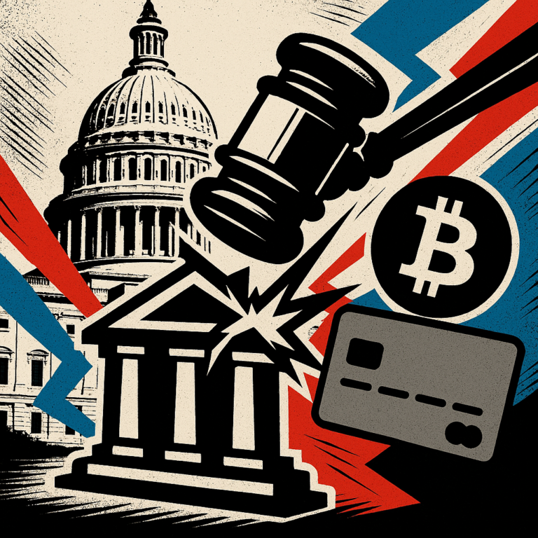 political banking crackdown