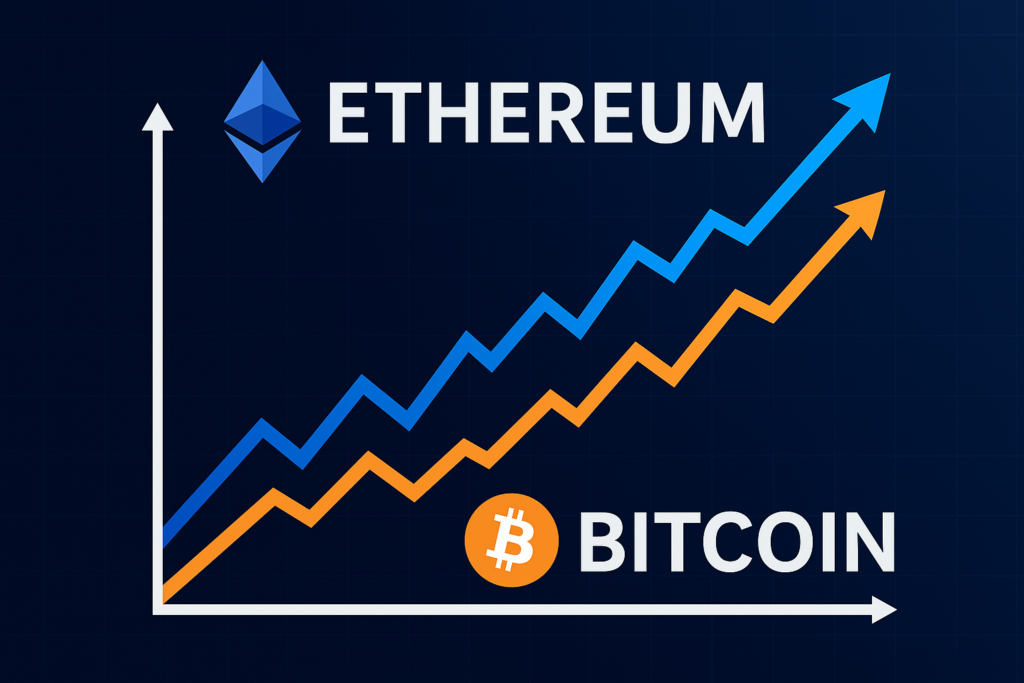 Ether outpaces Bitcoin