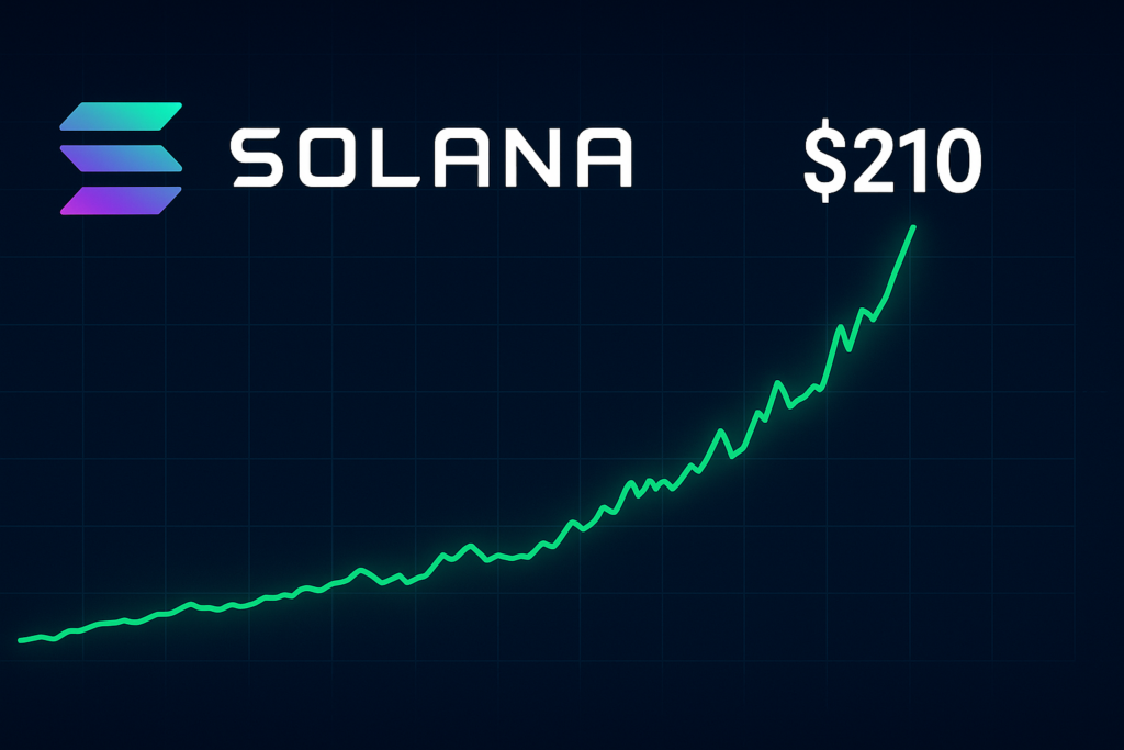 Solana Price Surge: SOL Crosses $210 as Altcoin Momentum Builds