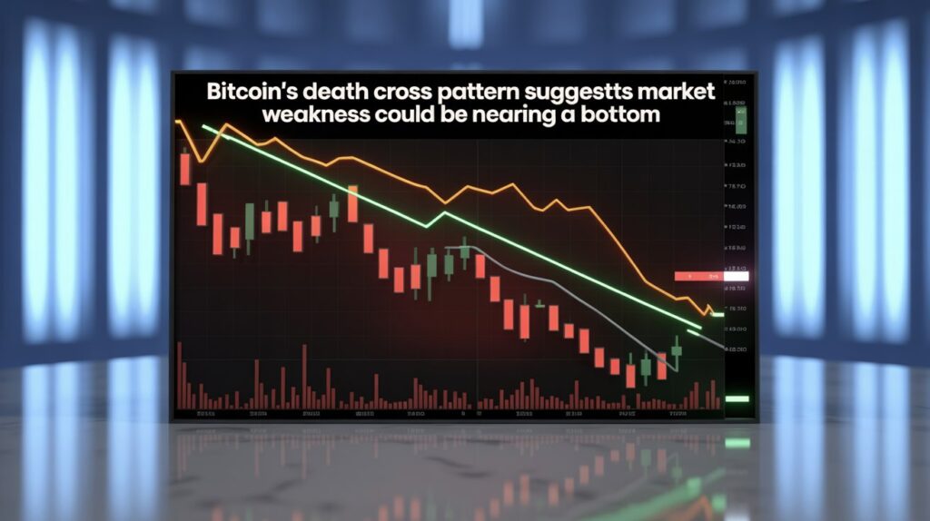Bitcoin’s “Death Cross” Pattern Suggests Market Weakness Could Be Nearing a Bottom