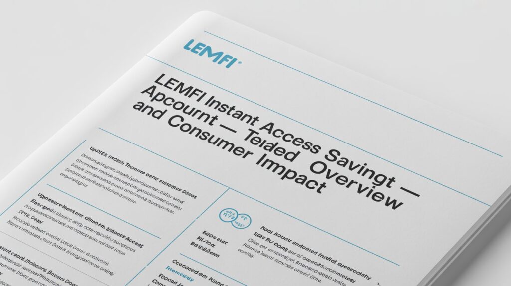 LemFi Instant Access Savings Account