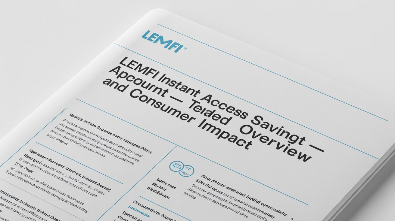 LemFi Instant Access Savings Account