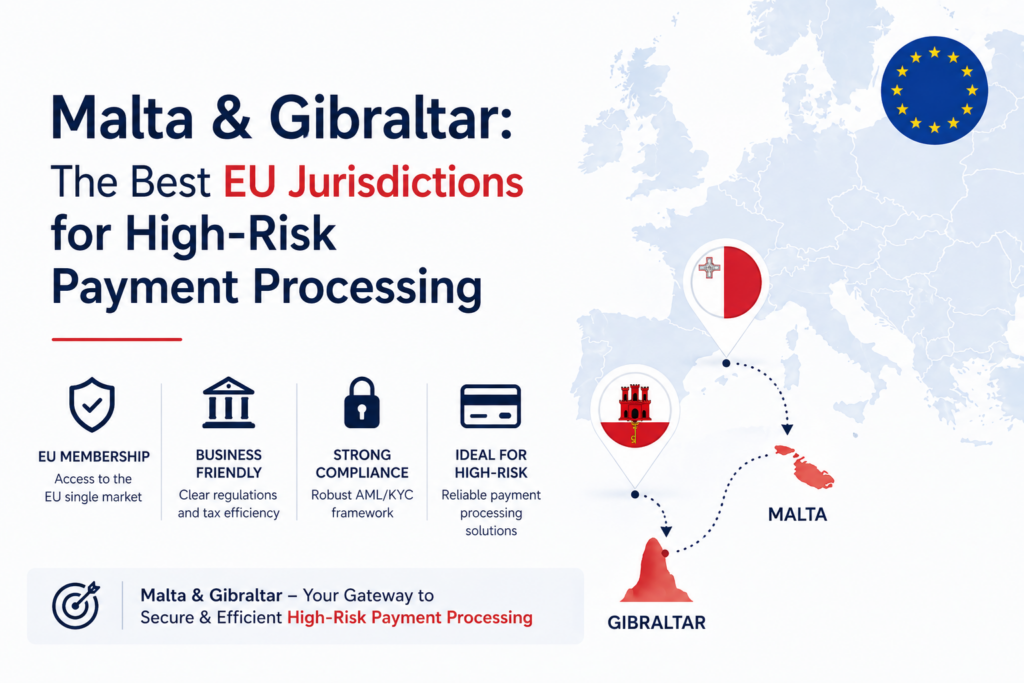 Malta & Gibraltar: The Best EU Jurisdictions for High-Risk Payment Processing