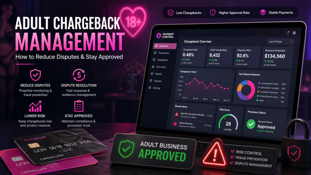 Adult Chargeback Management: How to Reduce Disputes & Stay Approved
