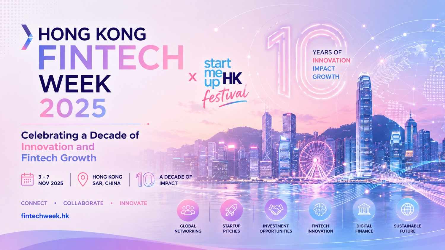 Hong Kong FinTech Week x StartmeupHK Festival 2025: Celebrating a Decade of Innovation and Fintech Growth