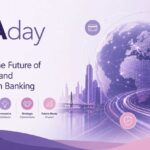 A futuristic corporate banner for EBAday 2026 featuring a glowing digital globe connected with payment and banking icons