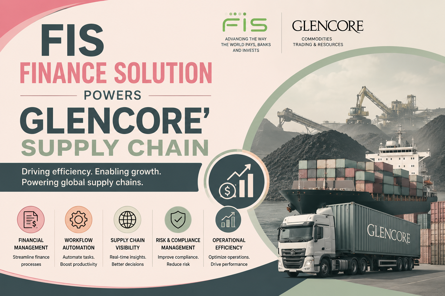 FIS finance solution powers Glencore supply chain operations