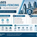 Bank ring-fencing rules concept showing UK banking reforms and financial regulation changes.