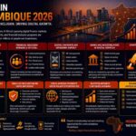Fintech in Mozambique 2026 concept showing mobile banking, digital payments, and African financial technology growth.