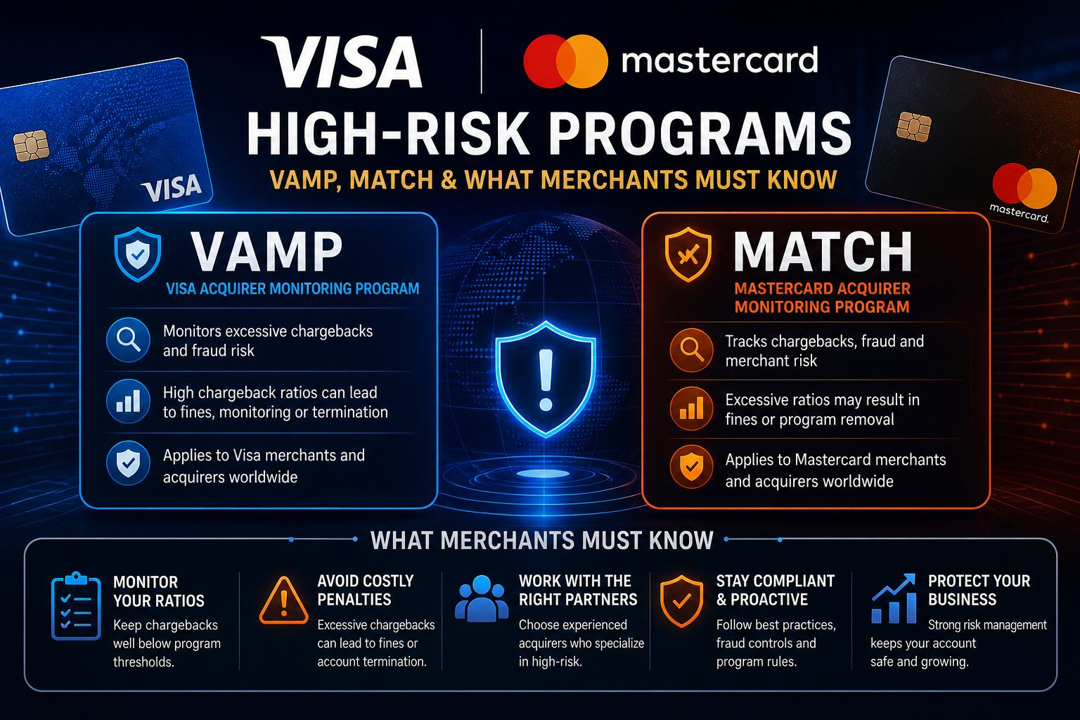 Visa & Mastercard High-Risk Programs: VAMP, MATCH & What Merchants Must Know