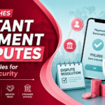 FPC highlights instant payment disputes with a modern fintech infographic showing digital payment security, dispute resolution process, and trust in real-time transactions.
