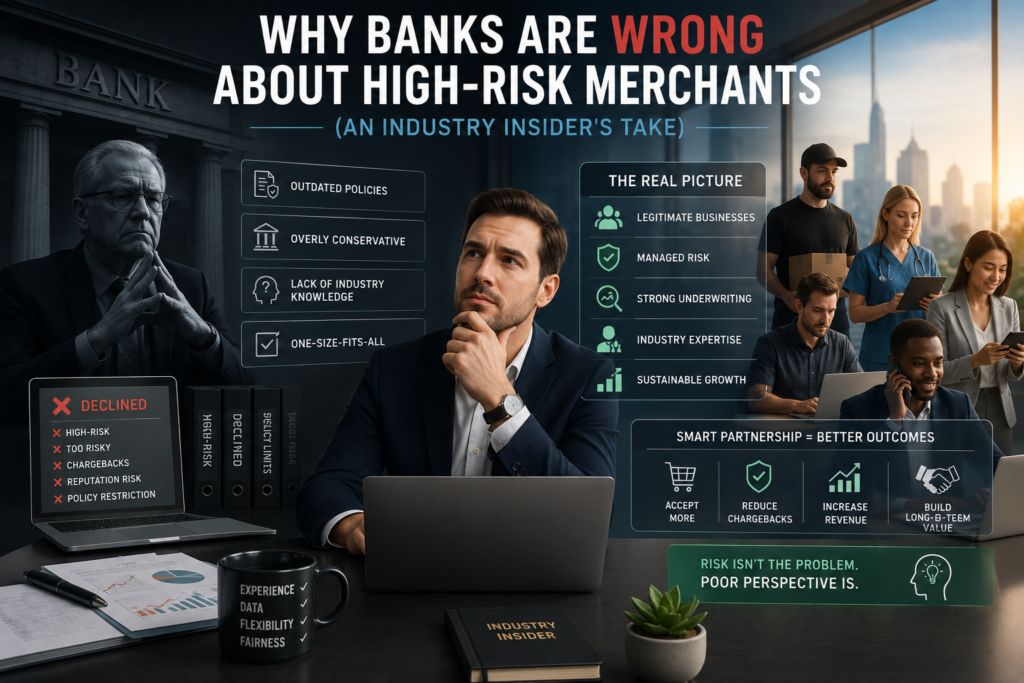 Why Banks Are Wrong About High-Risk Merchants (An Industry Insider’s Take)